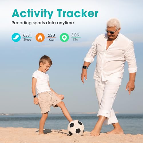 Pedometer Watch Senior Friendly No App No Phone Required, Step Counter Gray