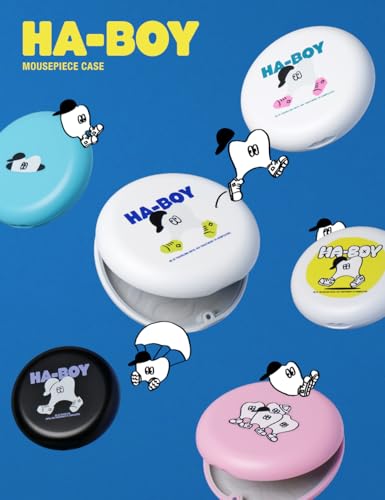 [Japan Brand] Clear Aligner and Retainer Case by HA-BOY | Slim and Lightweight | Secure Magnetic Closure (05.Members & Captain) 05.Members & Captain Mouthpiece Case