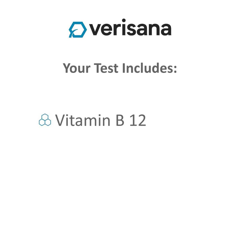 Verisana Vitamin B12 Test – Determine Your Vitamin B12 Value Easily & Conveniently from Home –Analysis by CLIA-Certified Lab