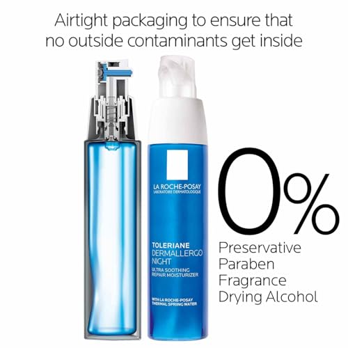 La Roche-Posay Toleriane Dermallergo Night Cream with Vitamin E 1.35oz
