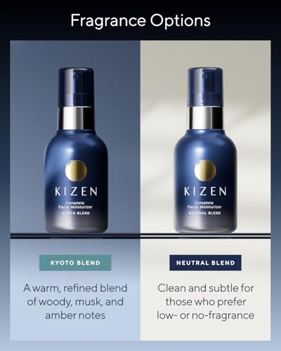 All-in-One | Face Moisturizer for Men | Anti Aging Face Cream for Men with Oak Extract | Anti Wrinkle Cream & Facial Moisturizer (Kyoto Blend, 0.68 fl oz / 20ml + 2 Neutral Blend Sachets) Kyoto Blend 0.25 Fl Oz (Pack of 3)