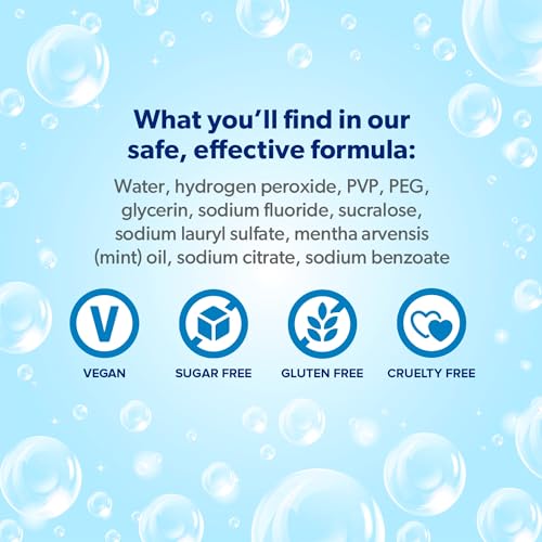 EverSmile TheraFoam – Anticavity Foam Toothpaste Alternative with Hydrogen Peroxide + Sodium Fluoride – Foaming Formula Promotes Healthy Gums & Strengthens Enamel – 60+ Uses Per 50ml Bottle (1 Pack) 1.69 Fl Oz (Pack of 1)