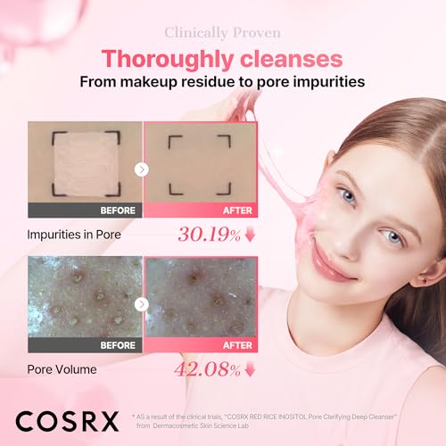 COSRX Low pH Pore Deep Cleanser, Gentle Blackheads Remover, 5.07 fl.oz 5.07 Fl Oz (Pack of 1)
