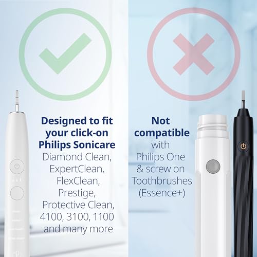 demirdental Active Charcoal Medium Replacement Brush Heads Compatible with Philips Sonicare – Black Toothbrush Heads for Natural & Precision Cleaning – Replaces HX9058MB – 8 Pack 8 Count (Pack of 1)
