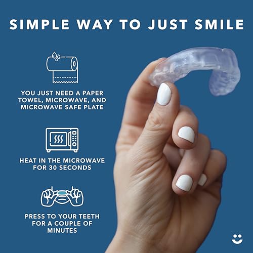 Just Smile Night Guard, Mouthguard for Teeth Grinding and Bruxing, Aqua