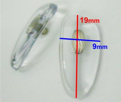 Nose Pads (Silicone Type) Box Butterfly Large [Silver] 2 Pairs - BeesActive Australia