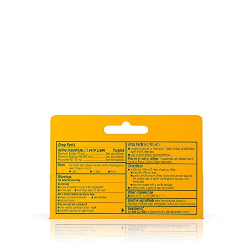 Neosporin + Pain Relief Dual Action Cream, .5 Oz 0.5 Ounce