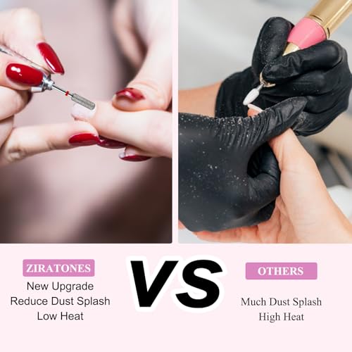 Cuticle Nail Drill Bit, Pro Diamond Cuticle Bits for Nails Nail Buffer Bit Nail Trimer, Under Nail Cleaner Cuticle Remover Nail Prepare for Nail Salon Manicure(Round Top Barrel-Fine) Mold 3-F