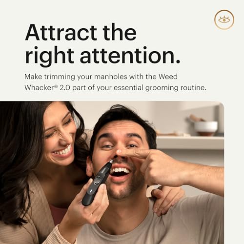 MANSCAPED® The Weed Whacker® 2.0 Electric Nose & Ear Hair Trimmer The Weed Whacker 2.0