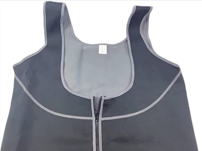 RBX Extended Coverage Slimming Workout Vest Cami Style X-Heat Size 2XL Black Low Cut Design - BeesActive Australia