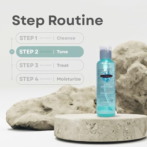 Clear Essence Anti Aging Toner Astringent with Alpha Hydroxy Acid, 8oz, Exfoliating Face Toner for Oily Skin, Acne Prone Skin, Pore Refining & Clarifying Toner for Women & Men, Hydrating Skin Care