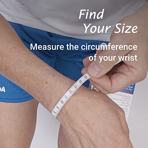 Actimove Arthritis Care Wrist Support with Heat-retaining Fabric – Drug-Free Pain Management for Arthritis, Increases Blood Circulation – Left/Right Wear - Beige, Medium