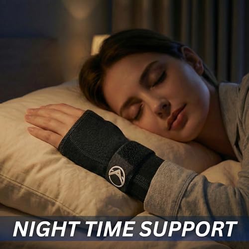 Koprez Wrist Sleep Splint for Carpal Tunnel – Wrist Brace with Metal Support Plate for Night Pain Relief | Adjustable Right or Left Hand Brace for Arthritis, Tendonitis & Wrist Injuries 1