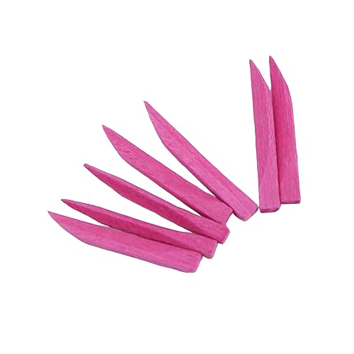 600pcs Dental Wooden Wedges, Colorful Wood Dental Matrix Wedges Gap Wedge, Disposable Fixing Materials for Dental Restoration