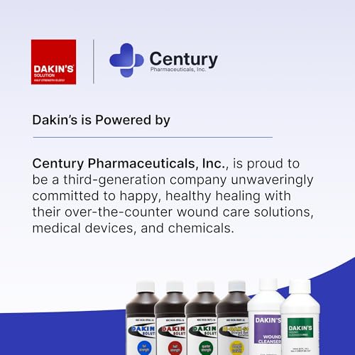 Dakin's Wound Cleanser Diluted 0.25% Wound Cleanser, 16oz Half Strength