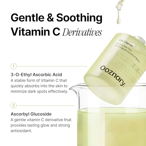 Vita 3 Serum with Vitamin C Derivatives and Niacinamide plus Glutathione for Uneven Skin Tone & Dull Skin | Korean Skin care | 1.69 fl.oz 50ml 1.69 Fl Oz (Pack of 1)