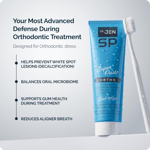 Dr. Jen Ortho Super Paste Toothpaste, 10% Nano Hydroxyapatite