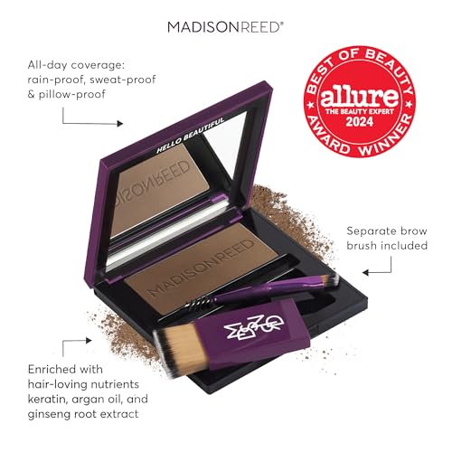 Madison Reed Root Touch Up + Brow Filler – Light Brown, 60 uses Sabbia Light Brown