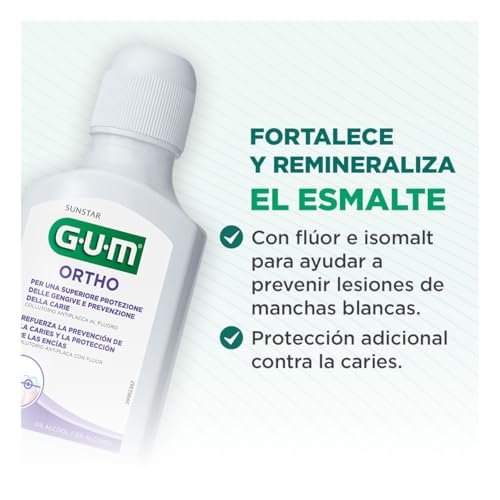 Gum Ortho Anti-Plaque Mouthwash 300ml