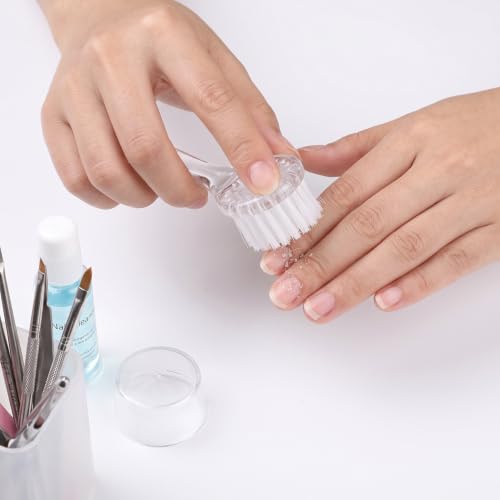 5 Pack Handle Grip Fingernail Brush, Soft Stiff Bristles Brush, Hand Cleaning Under Nails Toes Scrubber, Manicure, Pedicure Care Tools