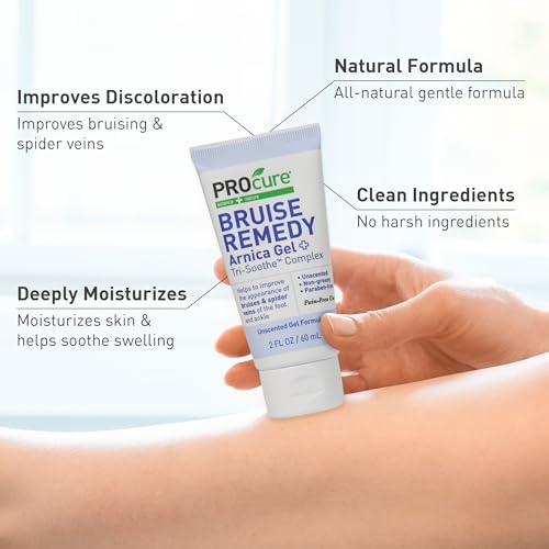 PROcure Arnica & MSM Bruise Remedy Gel for Bruises and Spider Veins