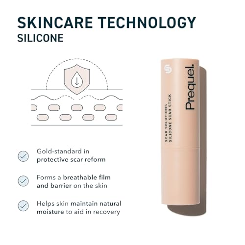 Prequel Skin - Scar Silicone Stick Solutions 60% - Thick Silicone for Scars 0.2 Ounce