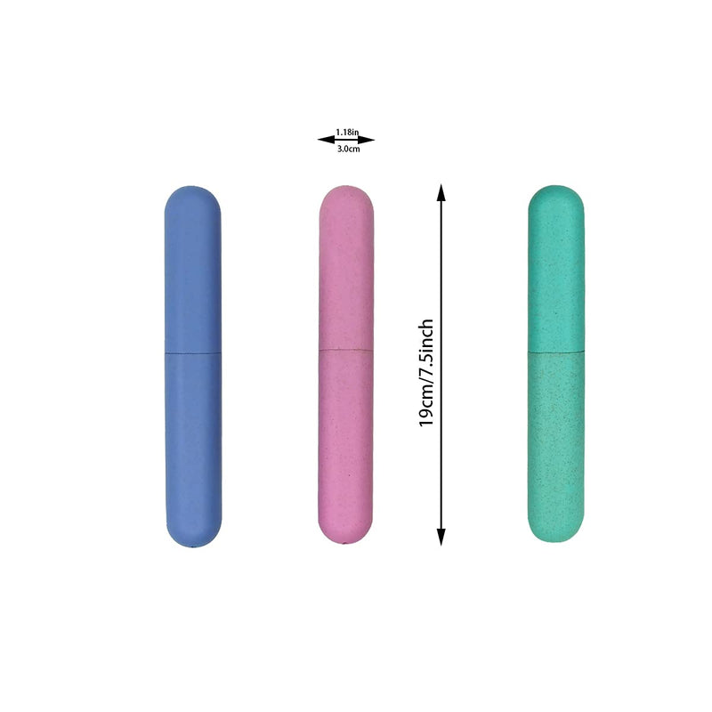 4 Pack Travel Toothbrush Case, Holder Toothbrush Travel Containers for Trip Home Camping Dust-Proof and Sanitary ，Travel Toothbrush Holder - BeesActive Australia