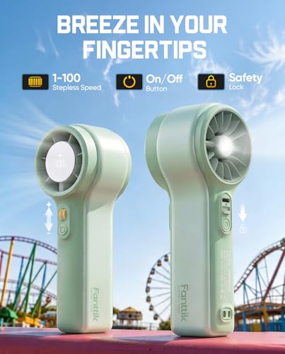 Fanttik GoFlow11 Apex Portable Handheld Fan(Sage Mist) Sage Mist