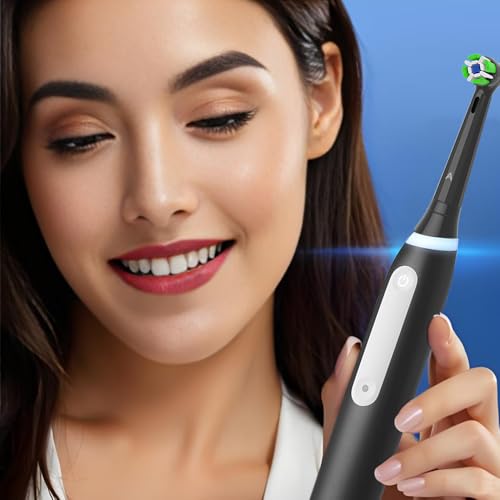 iO Replacement Heads Compatible with Oral B iO Electric Toothbrush (8 Black, 8 Pcs) 8 Black 1 Count (Pack of 8)