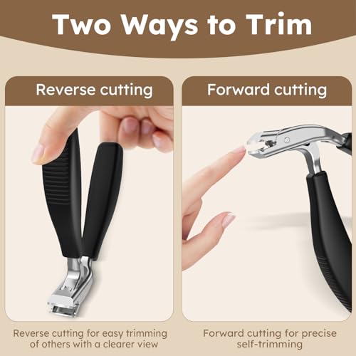 Toenail Clippers for Thick Nails, Nail Clippers for Seniors & Men Classic