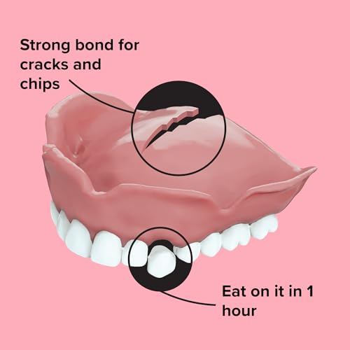 Dentemp Repair Kit - Repair-It Advanced Formula Denture Repair Kit - Repairs Broken Dentures, Mends Cracks and Replace Loose Teeth - 1 Pack (4 Count) - (Packaging May Vary) 1 Pack (4 Repairs)
