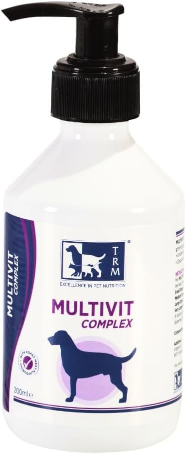 TRM Pet Multiplex Powder. Complementary Vitamin And Mineral Feed Supplement For Dogs And Cats