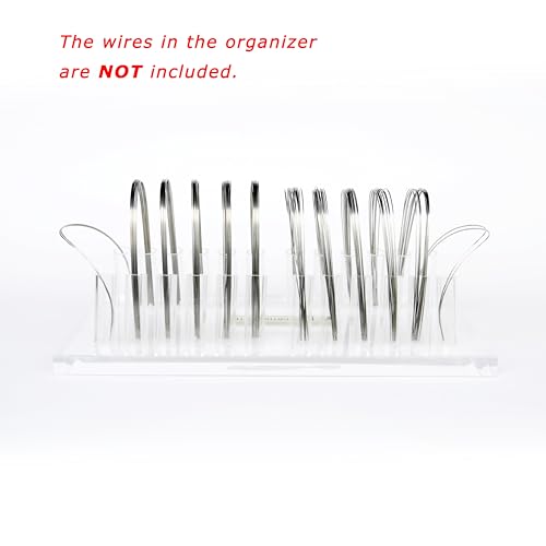 J&J Ortho Orthodontic Arch Wire Rack Holder Organizer Box (Wire Rack - A (12-size Slots)) Wire Rack - A (12-size Slots)