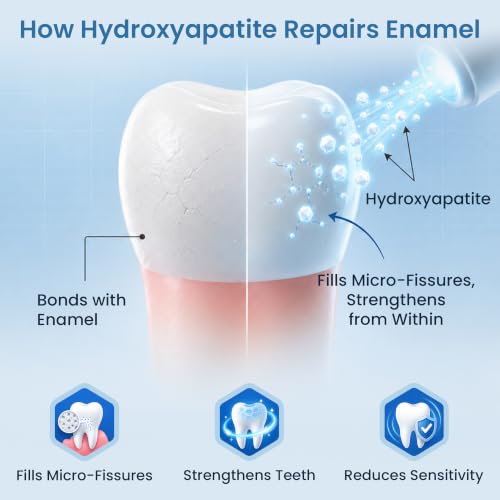 Pearlie White Active Remineralization Fluoride Free Toothpaste - 3.8oz/110gm - Remineralizing Toothpaste for Tooth Enamel Repair - Helps Remove Stains - Contains Hydroxyapatite and Xylitol - Pack of 2 1.9 Ounce (Pack of 2)