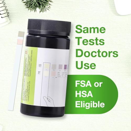 Easy@Home Urinary Tract Infection Test, 50 Pack UTI Test Strips for Women 50 Count