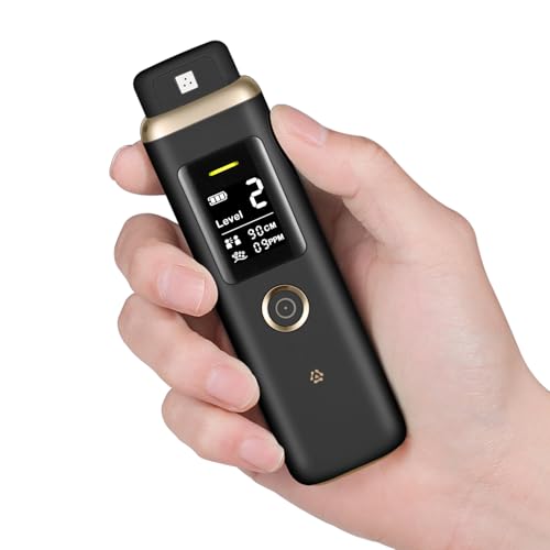 Upgraded Smart Oral Odor Detector Portable Halimeter, 32-bit CPU MEMS Sensor with Auto Calibration Rechargeable Bad Breath Tester for Daily Oral Health Monitoring
