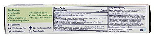 Kiss My Face Fluoride Free Sensitive Toothpaste 4.5 oz (Pack of 2)