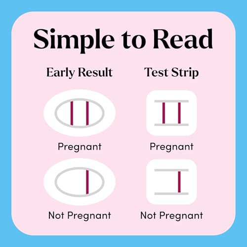 FIRST RESPONSE Comfort Check Pregnancy Test, 8 Count, Pink & White 8 Count (Pack of 1)