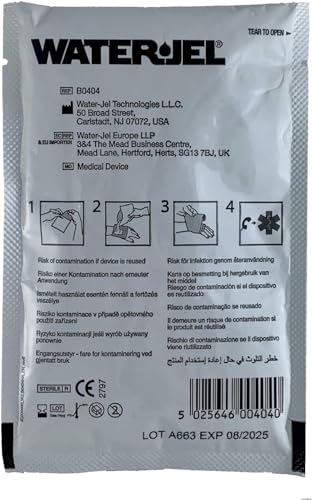 First Aid Only 4" X 4" Water Jel Burn Dressing, Sterile (Pack of 3)