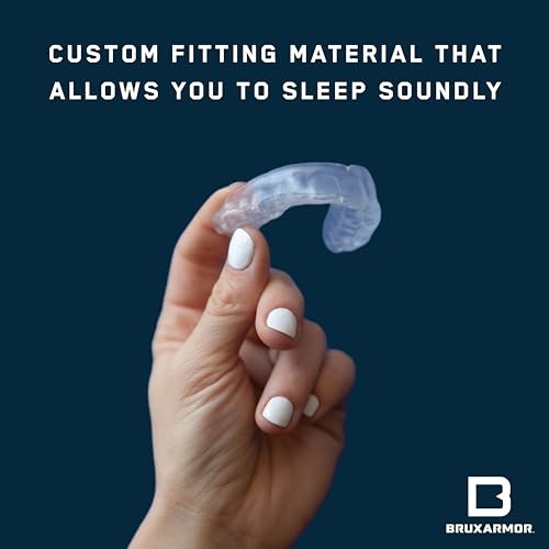 BruxArmor Custom Fit Mouth Guard for Sleep and Grinding, 2-Pack, Navy