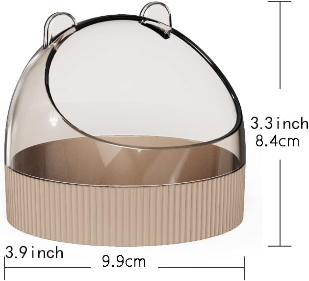 Marchul Hamster Food Bowl for Dwarf Hamster Syrian Hamsters Gerbils Brown Bowl - BeesActive Australia