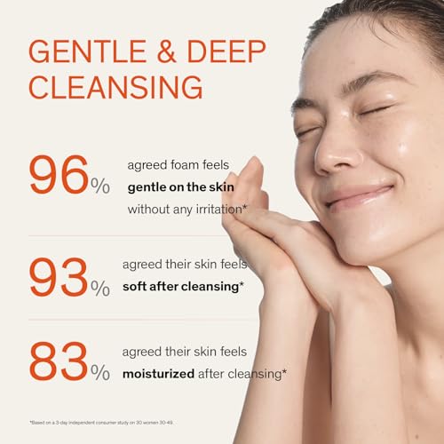 Sulwhasoo Gentle Cleansing Foam | Hydrating Korean Facial Cleanser | Removes Makeup, Dirt & Oil | Softening Daily Face Wash for Dry, Normal & Sensitive Skin 6.76 oz / 200 ml: Full Size