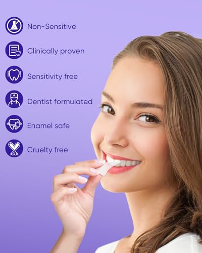 MySmile 28LED Light with10Pcs Teeth Whitening Strips and 5LED Light with 3Pcs Teeth Whitening Gel - 10-Min Fast Remove Coffee Wine Tobacco 20 Years of Stains Whitening Tooth