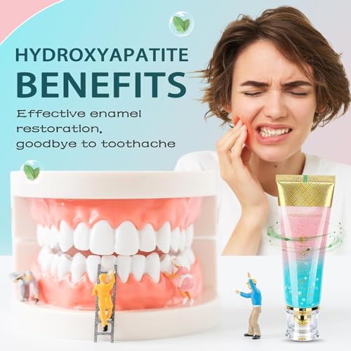 2Pack Niacinamide Whitening Toothpaste,Stain-Removing, Fluoride-Free, with Natural Cherry Blossom & Mint Flavor. Helps Reduce Stains, Freshens Breath, and Improve Gum Health (2) 2