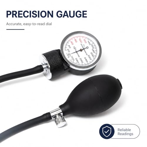 NOVAMEDIC Adult Self-Taking Manual Blood Pressure Cuff & Stethoscope Kit