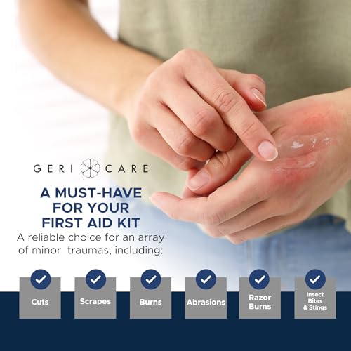 Antimicrobial Silver Gel by GeriCare| Wound Care Cream for Cuts Scrapes Minor Burns| Natural Topical Skin Healing Ointment| 55PPM Colloidal Silver Gel |Long-Lasting Protection|1.5oz | Pack of 2