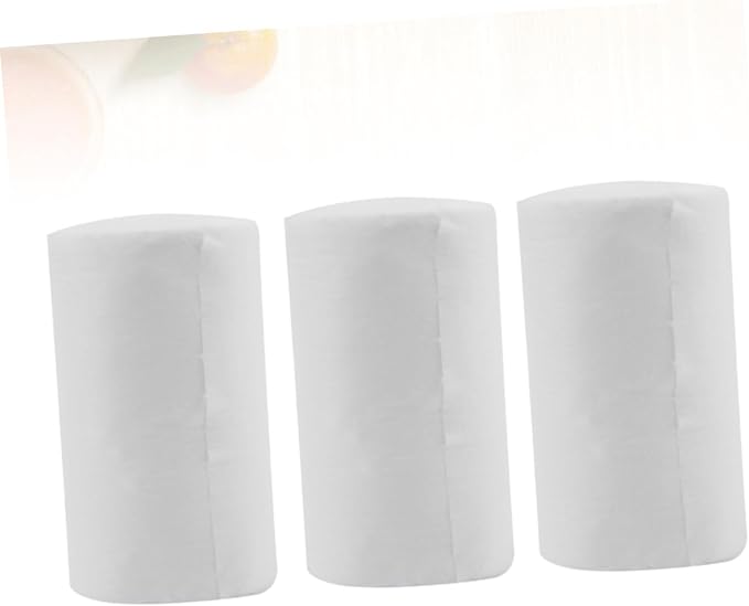 Toyvian 3 Rolls 100 Sheets/Roll Disposable Underpad Diaper Liner Disposable Diaper Liner Baby Liner Disposable Urine Pad White Flushable Diaper Liner - BeesActive Australia