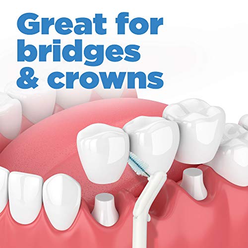 GUM - 614PQA Proxabrush Go-Betweens Wide Interdental Brush Refills, Item 614 Professional Samples, 2 Refills per Pack, 18 Packs
