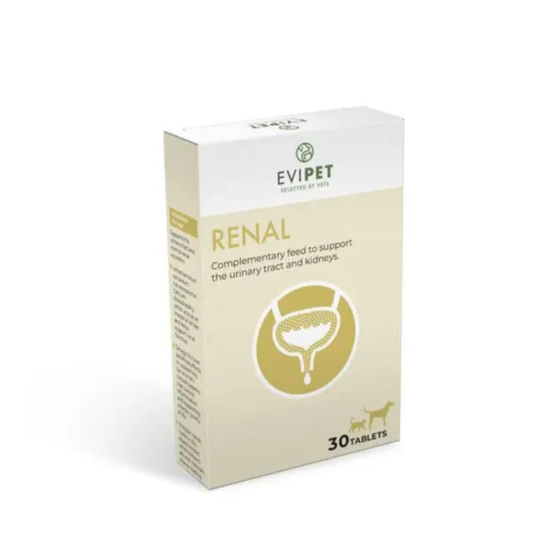 Renal Complementary Feed for Cats and Dogs | 30 Tablets | Helps and Maintains Renal Disorders | Supports the Urinary Tract