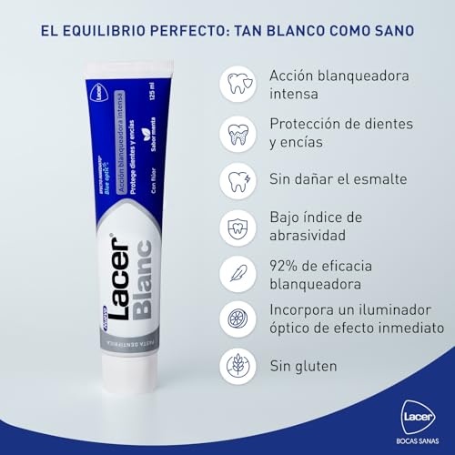 Lacer Blanc Plus Pasta Dental Sabor Menta 125Ml